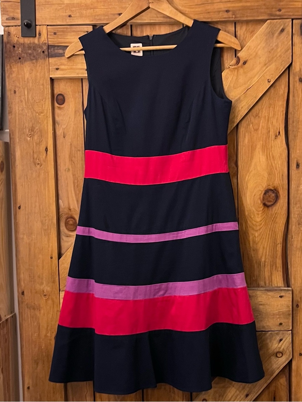 Anne Klein Colorblock Fit & Flare Dress – Size 10